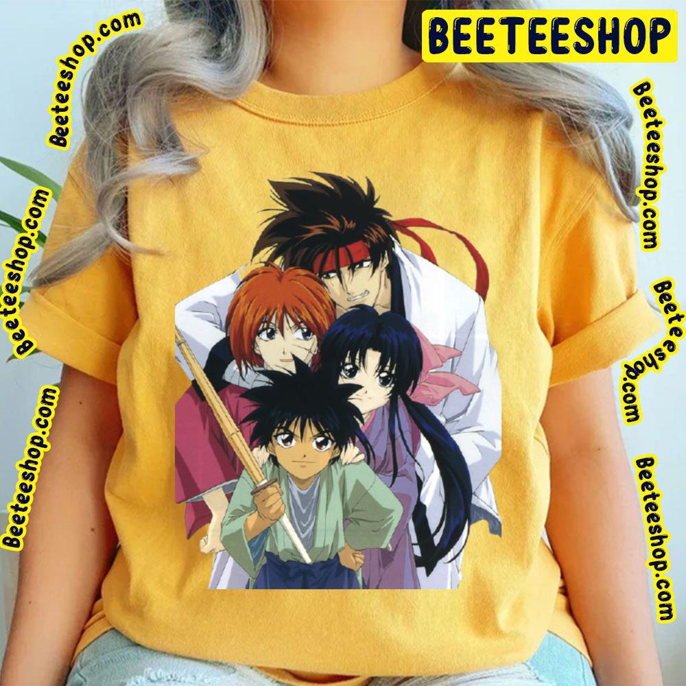 Himura Kenshin Kamiya Kaoru Myojin Yahiko Rurouni Kenshin Trending Unisex T-Shirt Himura Kenshin Kamiya Kaoru Myojin Yahiko Rurouni Kenshin Trending Unisex T-Shirt