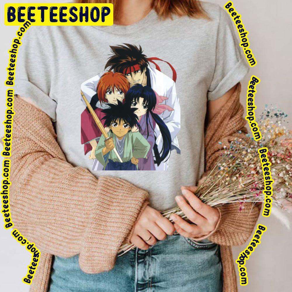 Himura Kenshin Kamiya Kaoru Myojin Yahiko Rurouni Kenshin Trending Unisex T-Shirt Himura Kenshin Kamiya Kaoru Myojin Yahiko Rurouni Kenshin Trending Unisex T-Shirt