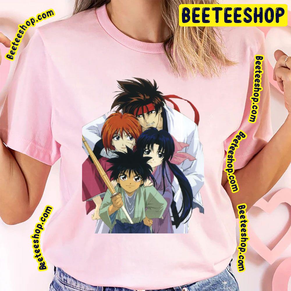 Himura Kenshin Kamiya Kaoru Myojin Yahiko Rurouni Kenshin Trending Unisex T-Shirt Himura Kenshin Kamiya Kaoru Myojin Yahiko Rurouni Kenshin Trending Unisex T-Shirt