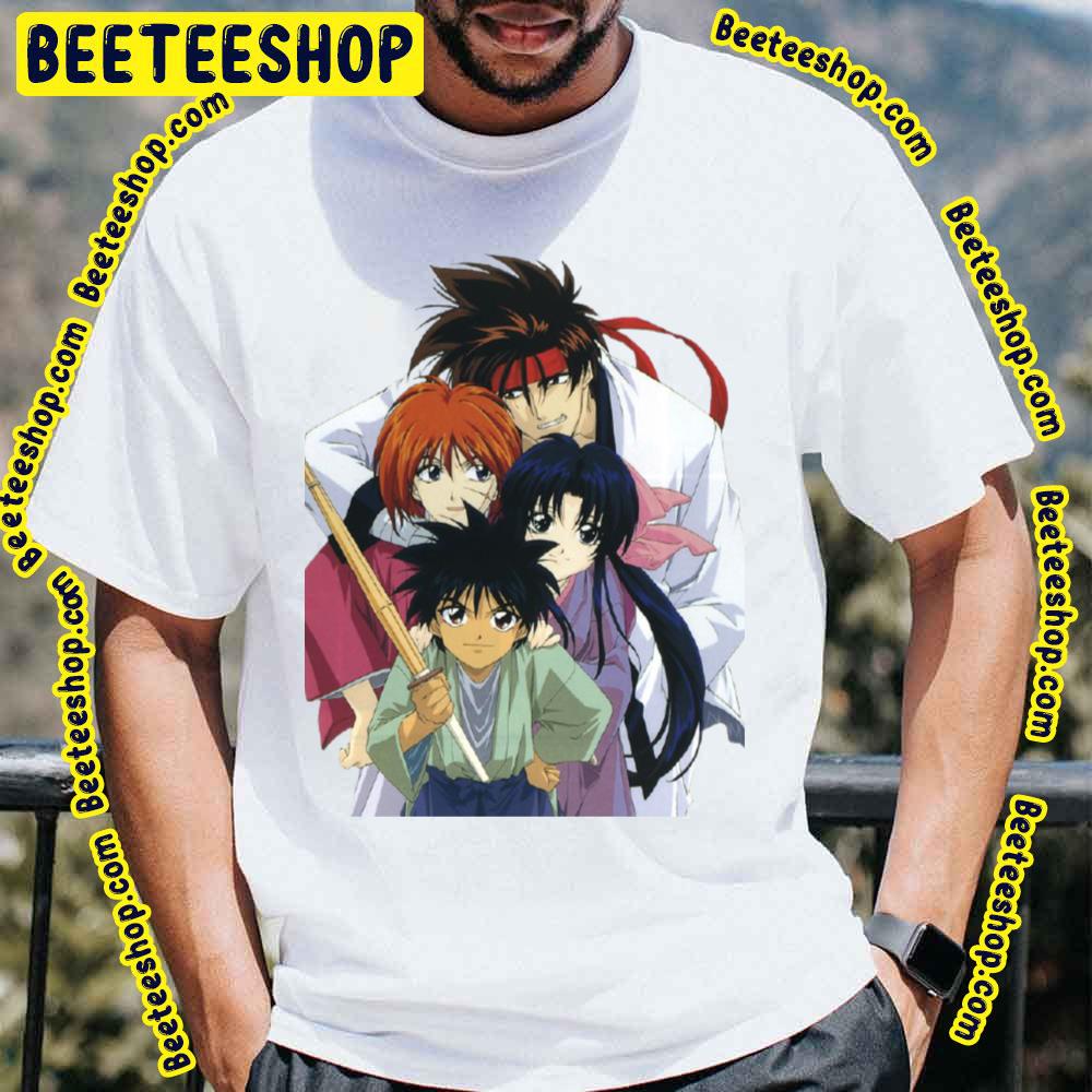 Himura Kenshin Kamiya Kaoru Myojin Yahiko Rurouni Kenshin Trending Unisex T-Shirt Himura Kenshin Kamiya Kaoru Myojin Yahiko Rurouni Kenshin Trending Unisex T-Shirt