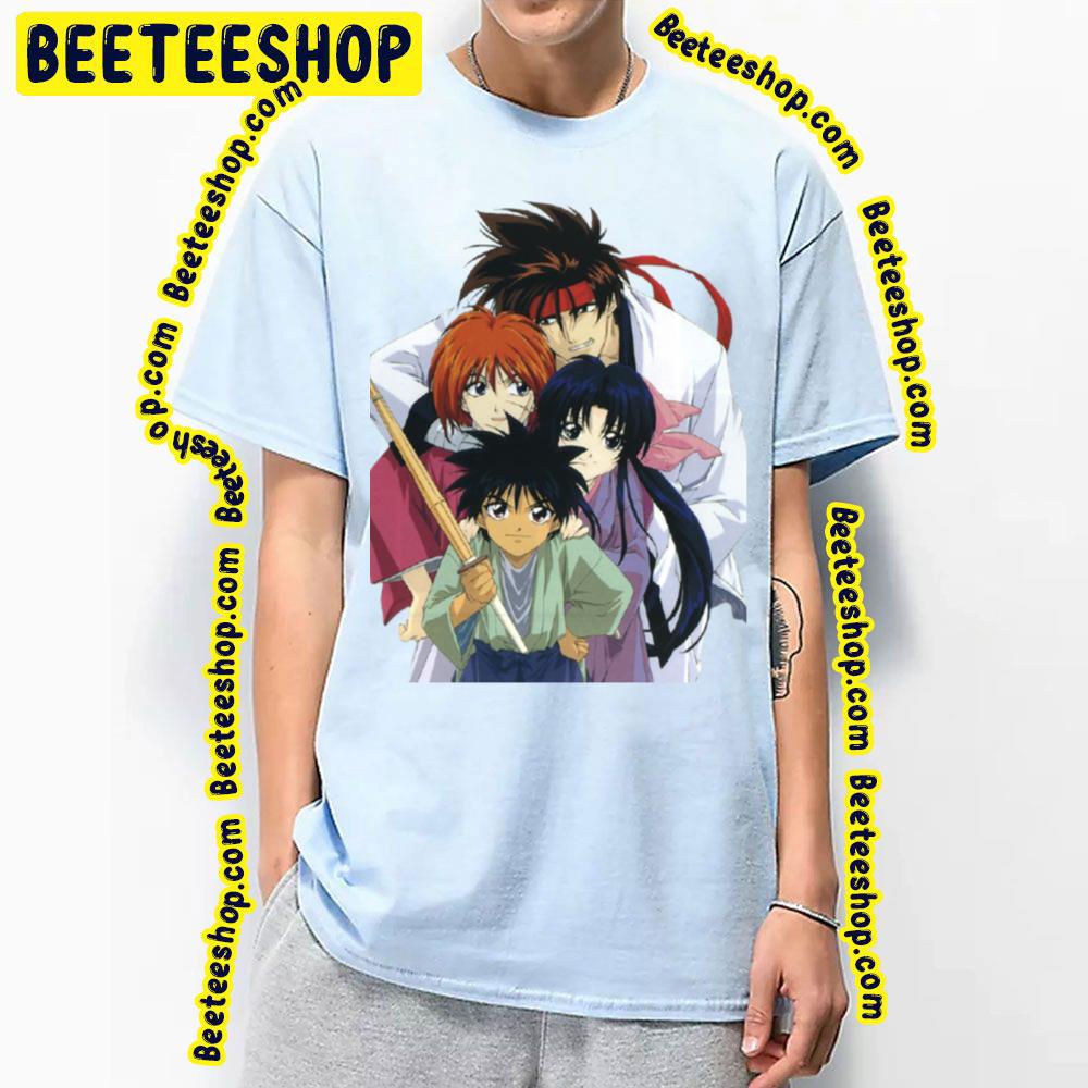 Himura Kenshin Kamiya Kaoru Myojin Yahiko Rurouni Kenshin Trending Unisex T-Shirt Himura Kenshin Kamiya Kaoru Myojin Yahiko Rurouni Kenshin Trending Unisex T-Shirt