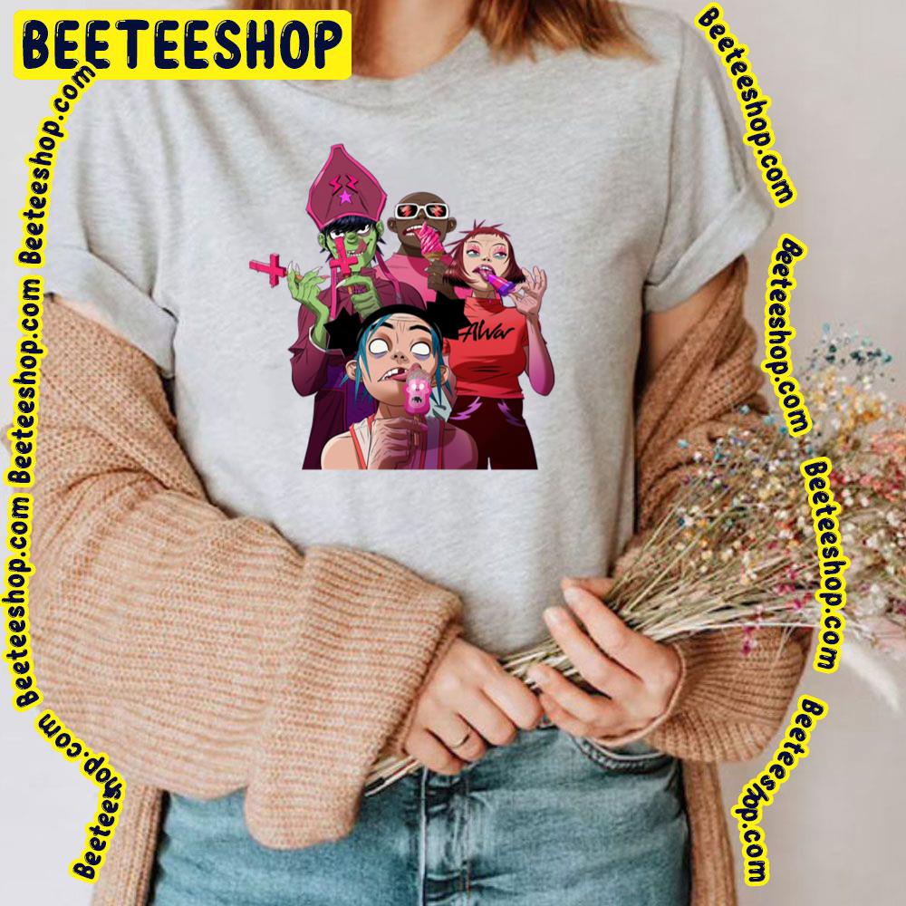 Ice-Cream Cracker Island Gorillaz Trending Unisex Shirt Ice-Cream Cracker Island Gorillaz Trending Unisex Shirt