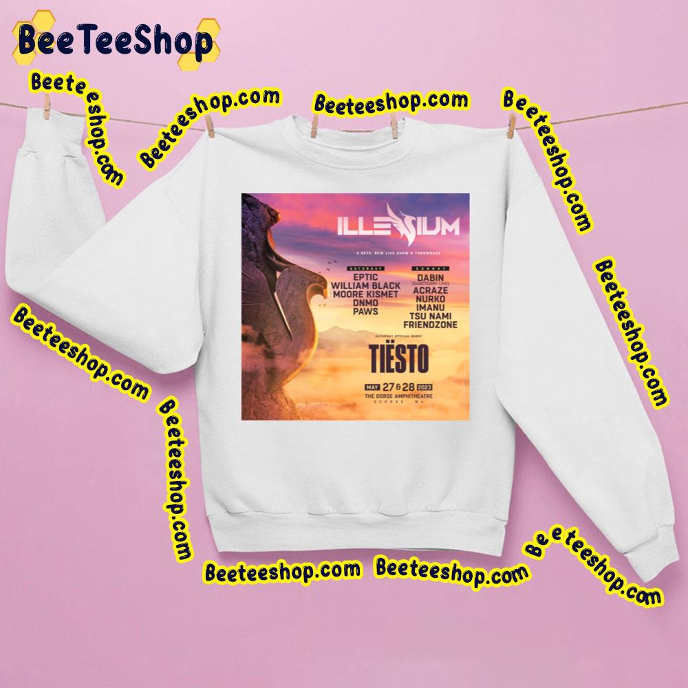 Illevium Tiesto May 2023 Trending Unisex Shirt Illevium Tiesto May 2023 Trending Unisex Shirt