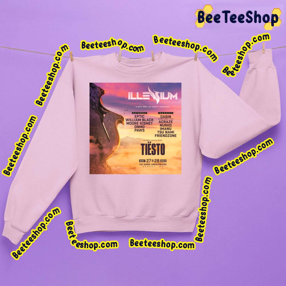 Illevium Tiesto May 2023 Trending Unisex Shirt Illevium Tiesto May 2023 Trending Unisex Shirt