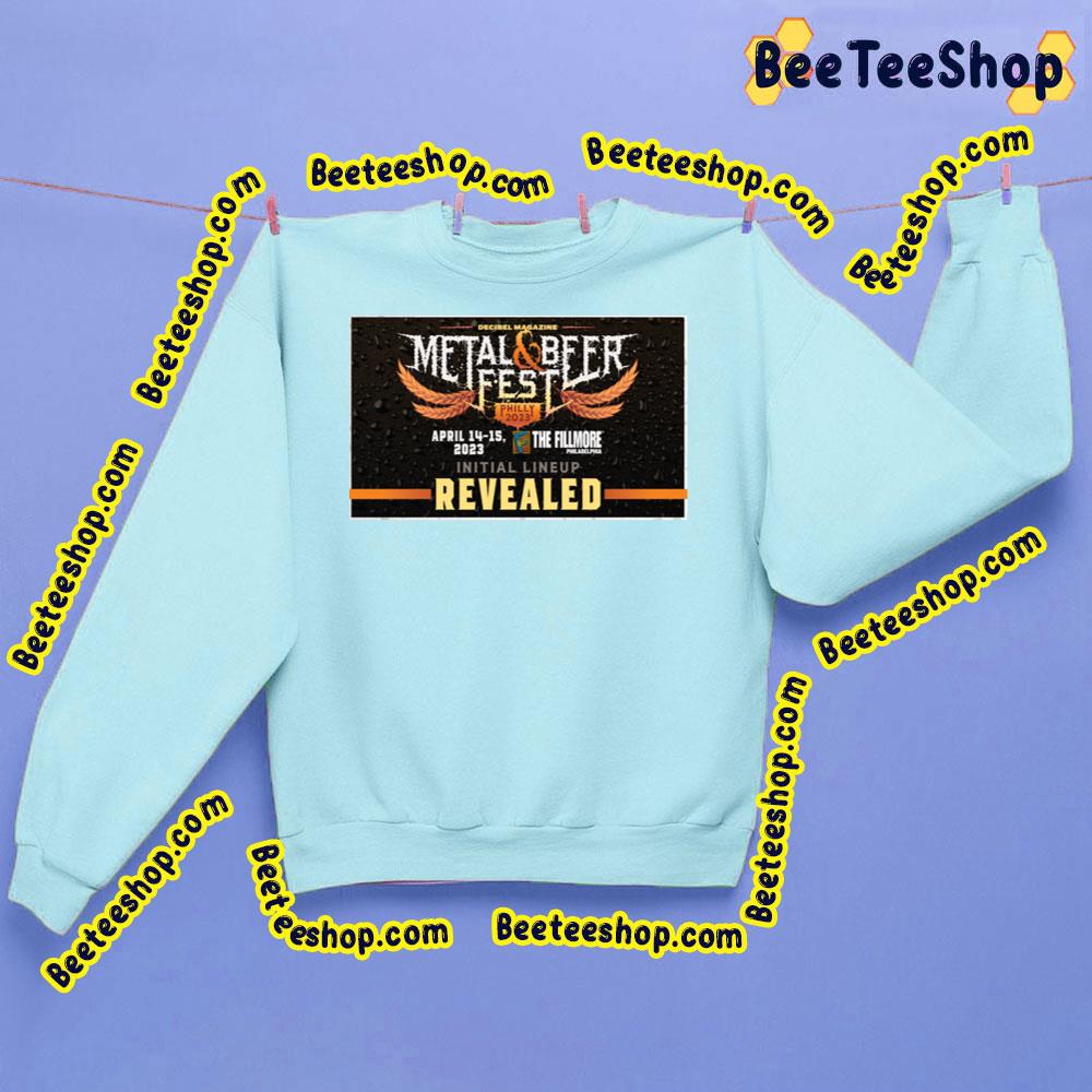 Initial Lineup Revealed Metal And Beer Fest 2023 Trending Unisex Shirt Initial Lineup Revealed Metal And Beer Fest 2023 Trending Unisex Shirt