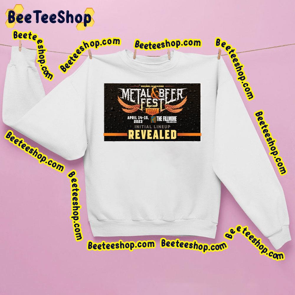 Initial Lineup Revealed Metal And Beer Fest 2023 Trending Unisex Shirt Initial Lineup Revealed Metal And Beer Fest 2023 Trending Unisex Shirt