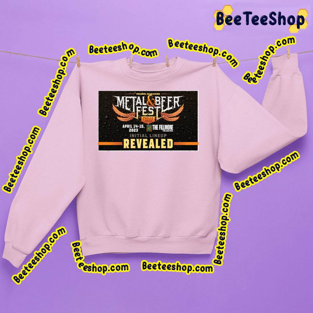 Initial Lineup Revealed Metal And Beer Fest 2023 Trending Unisex Shirt Initial Lineup Revealed Metal And Beer Fest 2023 Trending Unisex Shirt