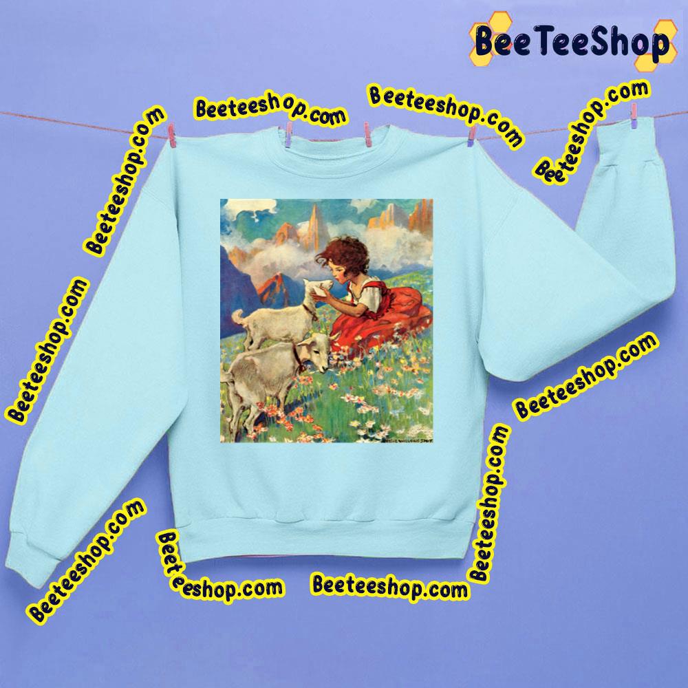 Jessie Willcox Smith Heidi Girl Of The Alps Digital Trending Unisex Shirt Jessie Willcox Smith Heidi Girl Of The Alps Digital Trending Unisex Shirt