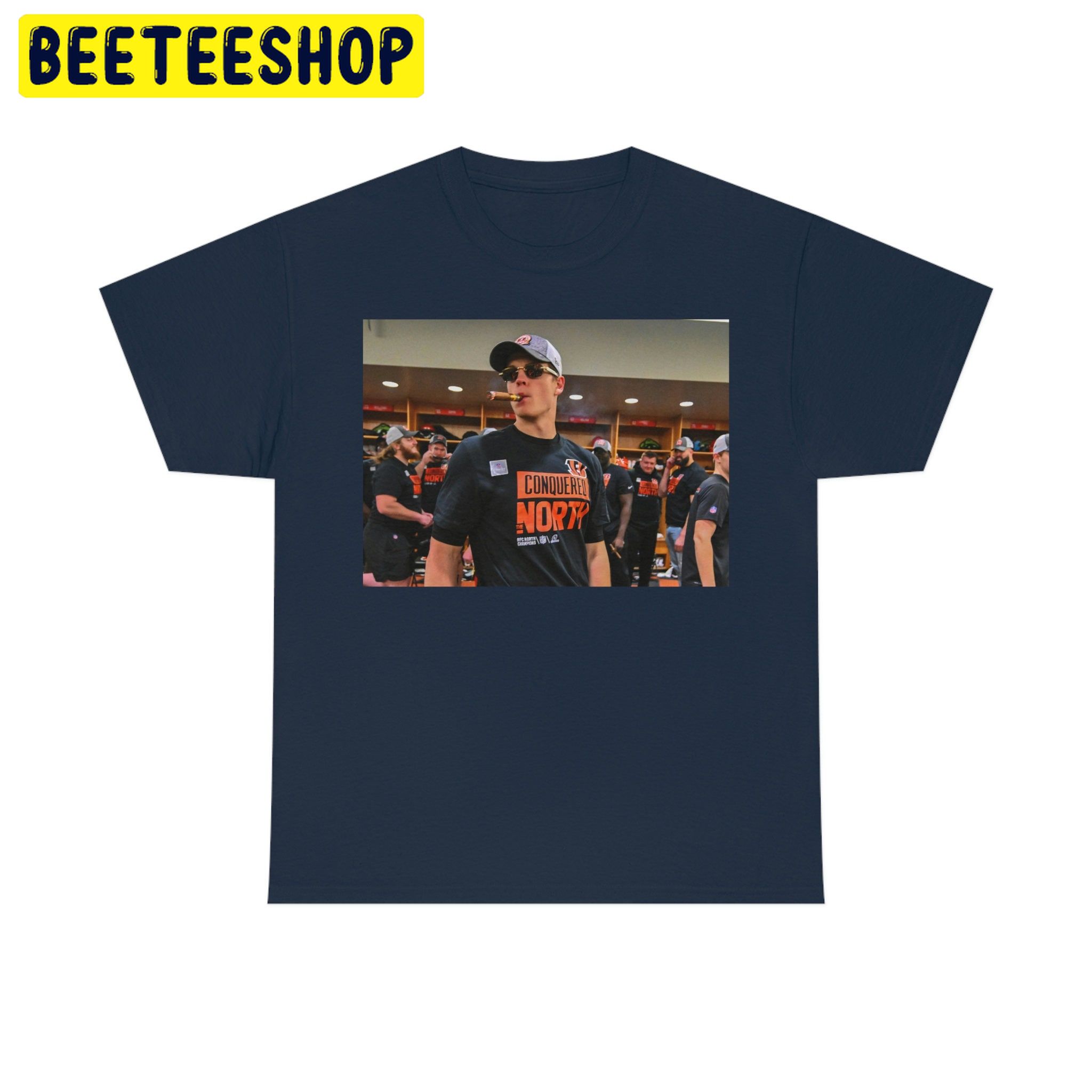 Joe Burrow Conquered The North Football Bengal Trending Unisex Shirt Joe Burrow Conquered The North Football Bengal Trending Unisex Shirt
