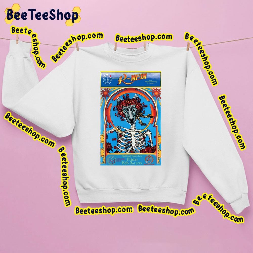 K-Nein Plays Skull And Roses 2023 Trending Unisex Shirt K-Nein Plays Skull And Roses 2023 Trending Unisex Shirt