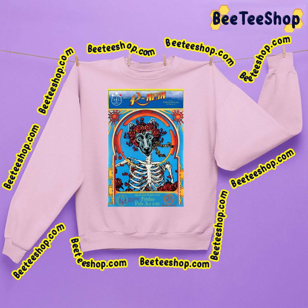 K-Nein Plays Skull And Roses 2023 Trending Unisex Shirt K-Nein Plays Skull And Roses 2023 Trending Unisex Shirt