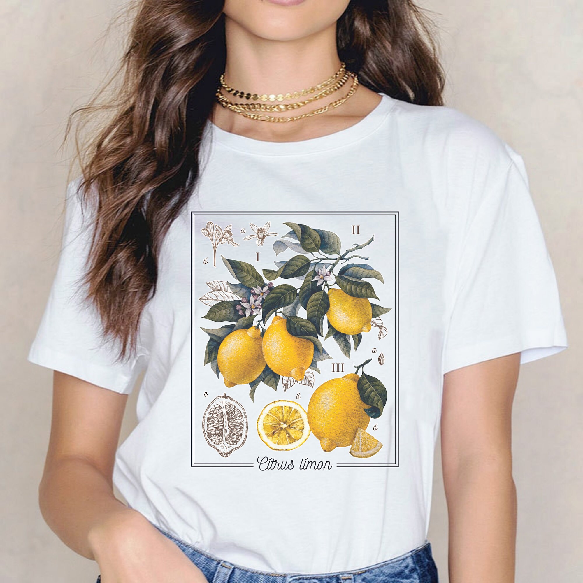 Lemon Print Gardening Trending Unisex Shirt Lemon Print Gardening Trending Unisex Shirt