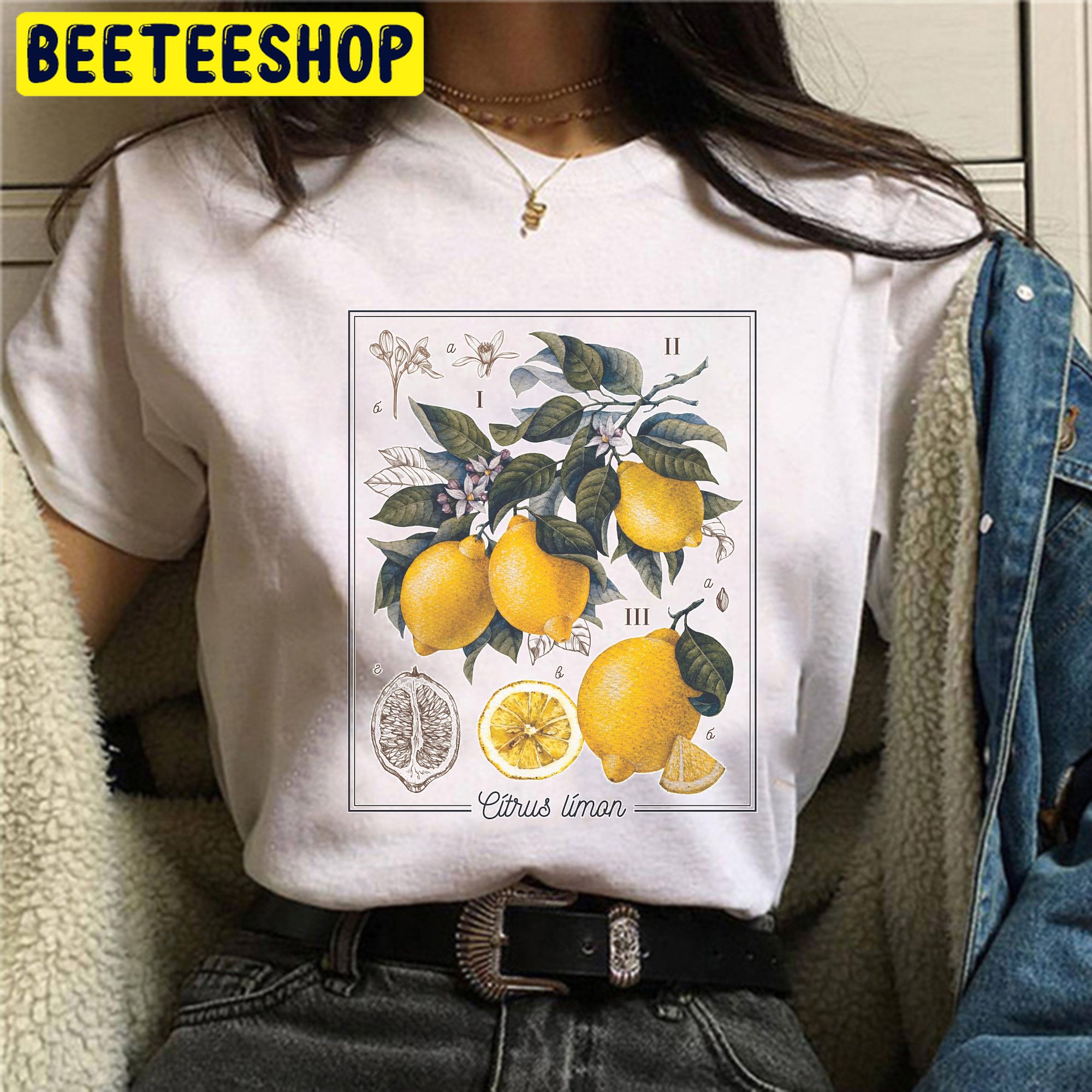 Lemon Print Gardening Trending Unisex Shirt Lemon Print Gardening Trending Unisex Shirt