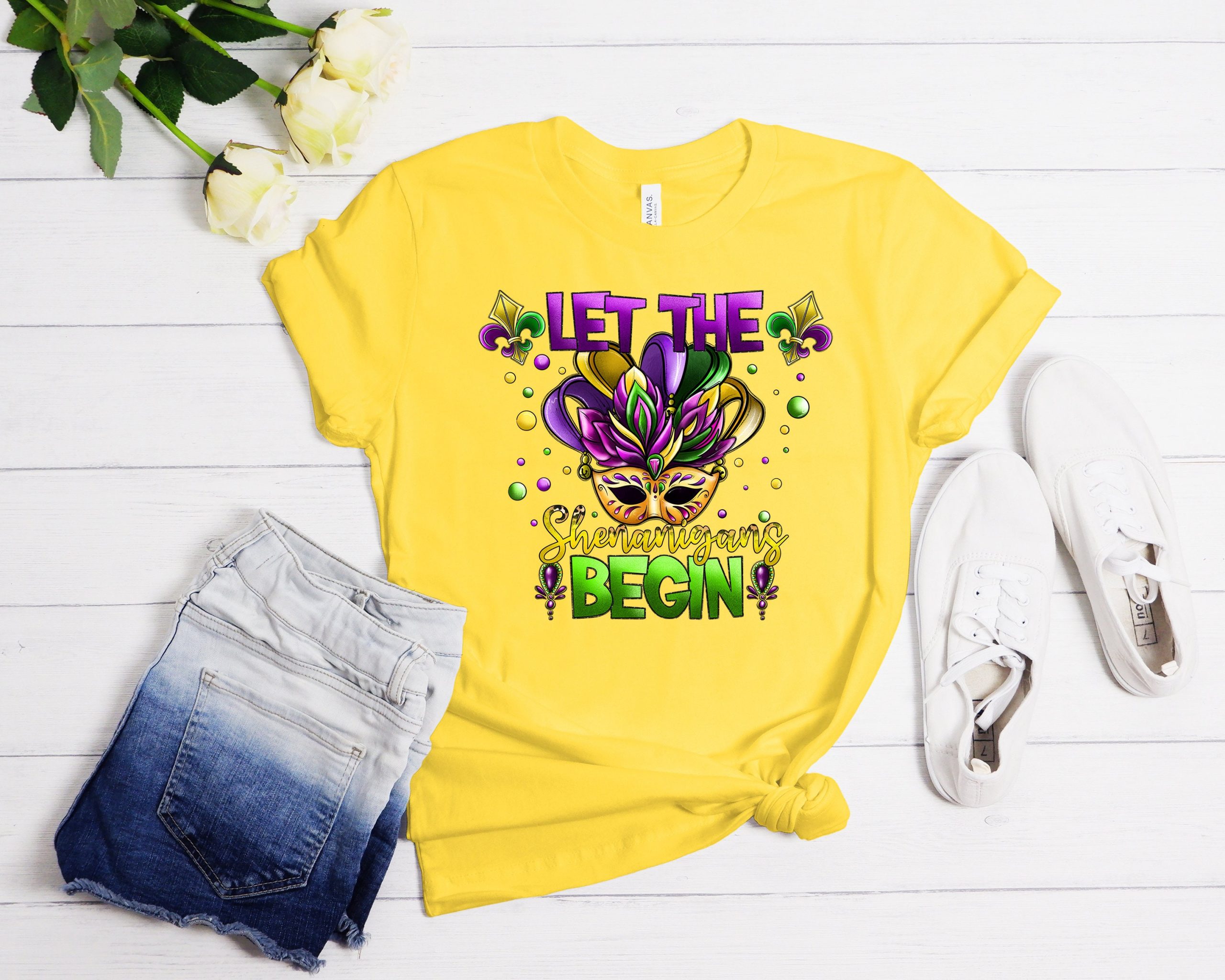 Let The Shenanigans Begin Mardi Gras Trending Unisex Shirt Let The Shenanigans Begin Mardi Gras Trending Unisex Shirt