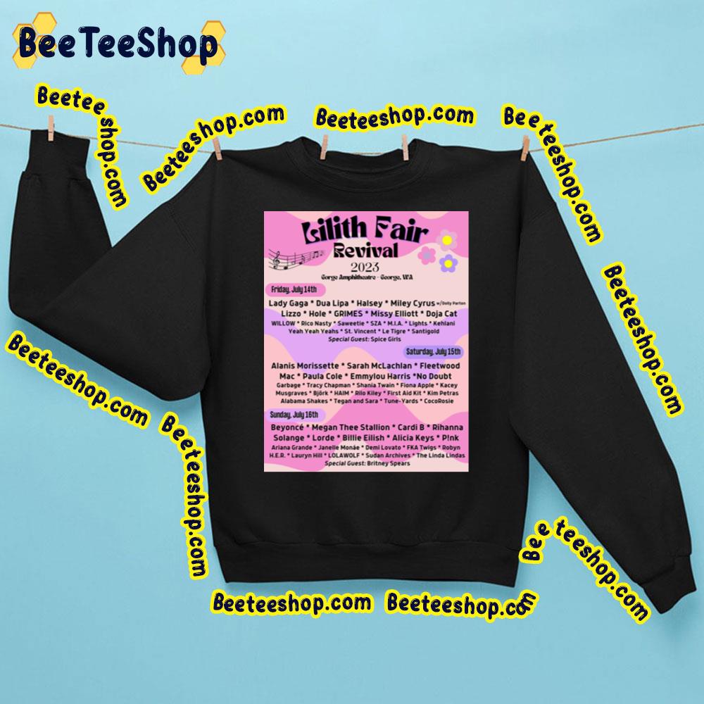Lilith Fair Revival 2023 Trending Unisex Sweatshirt Lilith Fair Revival 2023 Trending Unisex Sweatshirt