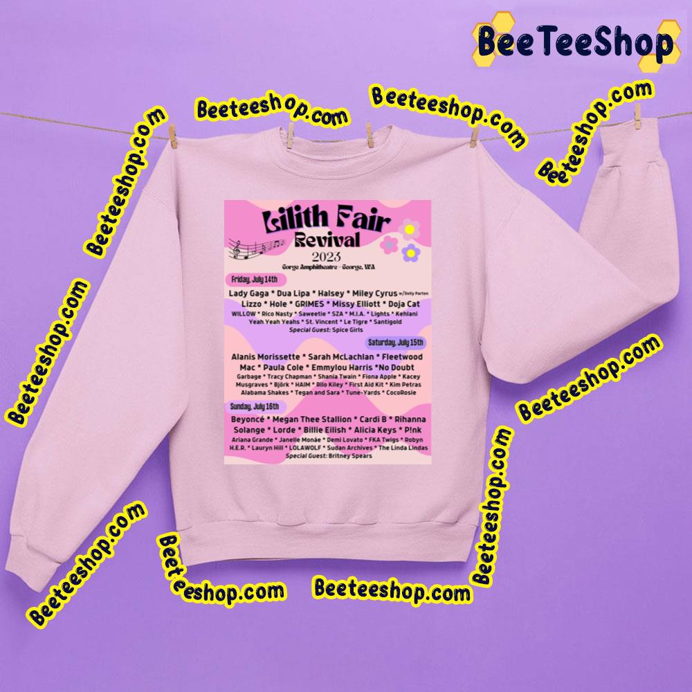 Lilith Fair Revival 2023 Trending Unisex Sweatshirt Lilith Fair Revival 2023 Trending Unisex Sweatshirt