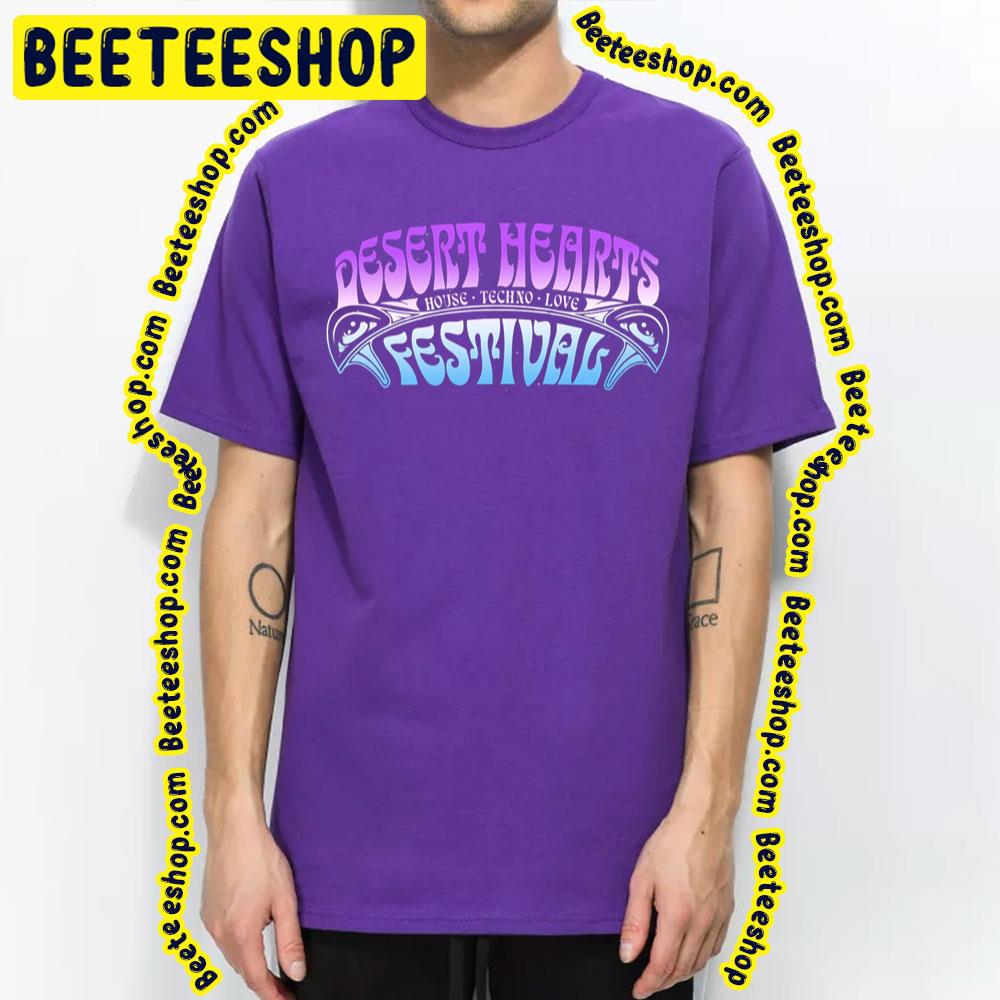 Logo Desert Hearts Festival 2023 Trending Unisex T-Shirt Logo Desert Hearts Festival 2023 Trending Unisex T-Shirt