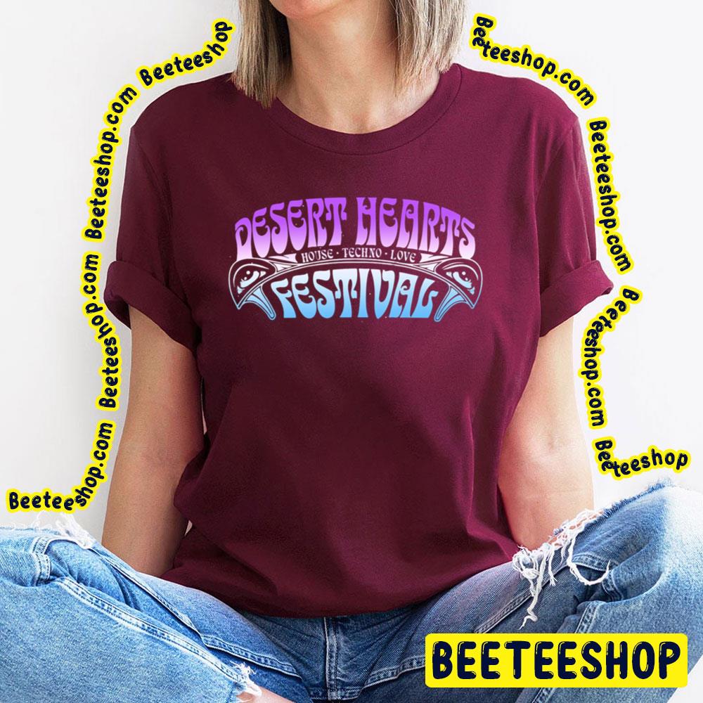 Logo Desert Hearts Festival 2023 Trending Unisex T-Shirt Logo Desert Hearts Festival 2023 Trending Unisex T-Shirt