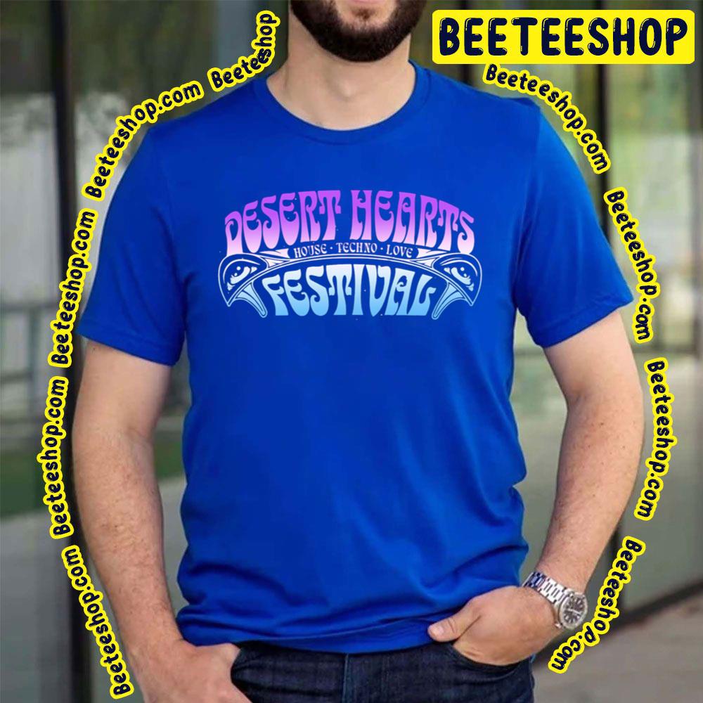 Logo Desert Hearts Festival 2023 Trending Unisex T-Shirt Logo Desert Hearts Festival 2023 Trending Unisex T-Shirt