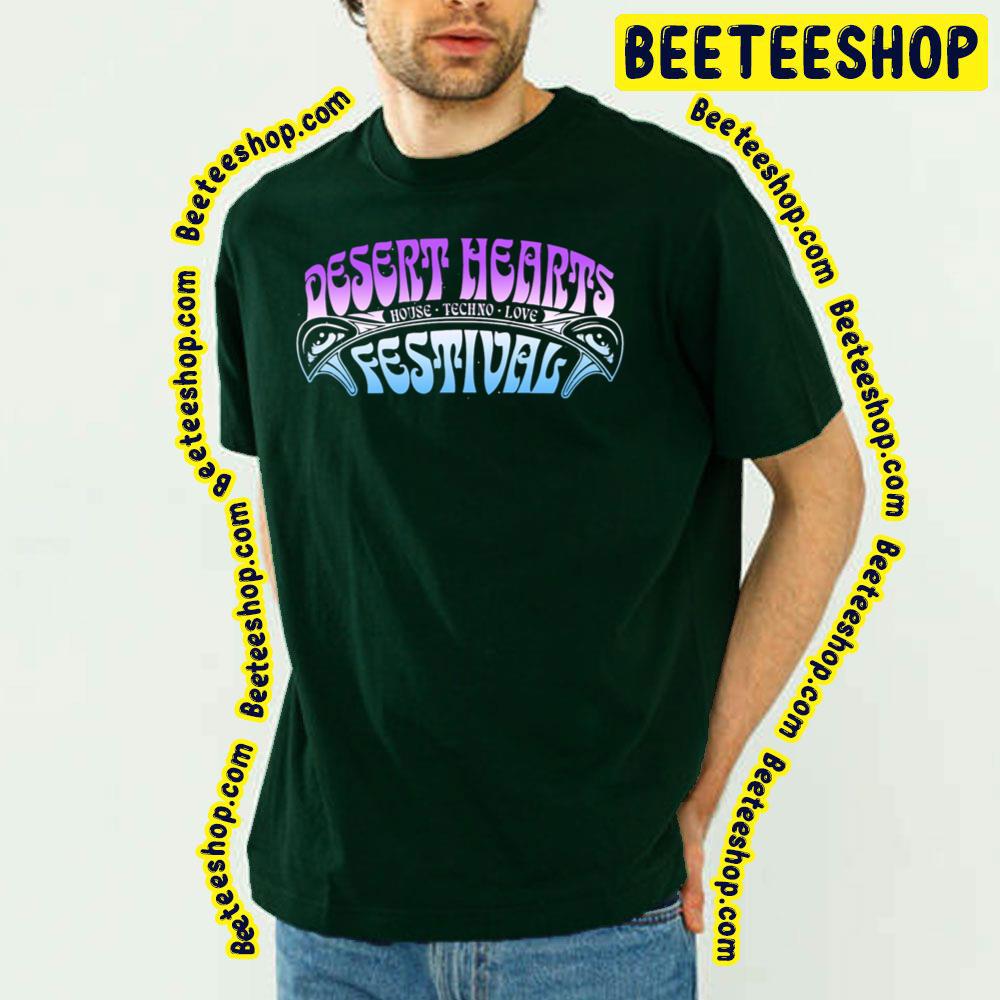 Logo Desert Hearts Festival 2023 Trending Unisex T-Shirt Logo Desert Hearts Festival 2023 Trending Unisex T-Shirt