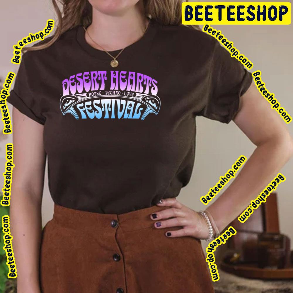 Logo Desert Hearts Festival 2023 Trending Unisex T-Shirt Logo Desert Hearts Festival 2023 Trending Unisex T-Shirt