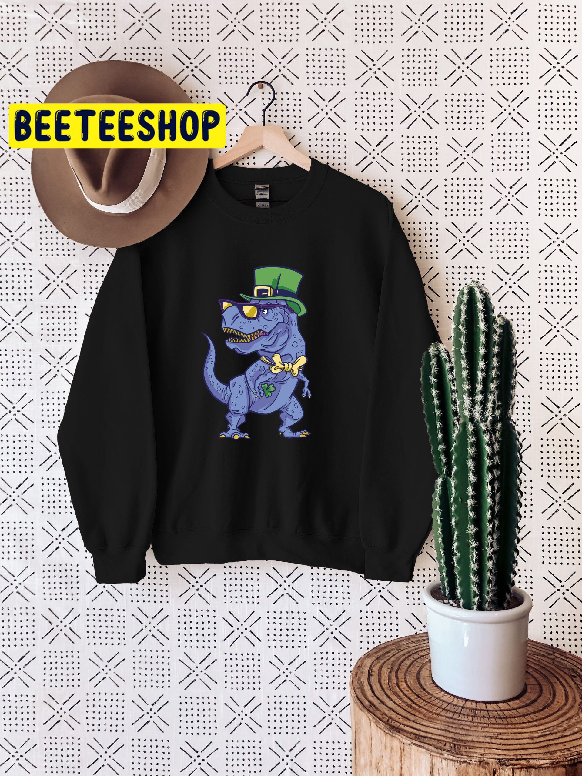 Lucky Dinosaur Happy St Pat-Rex Day Trending Unisex Shirt Lucky Dinosaur Happy St Pat-Rex Day Trending Unisex Shirt