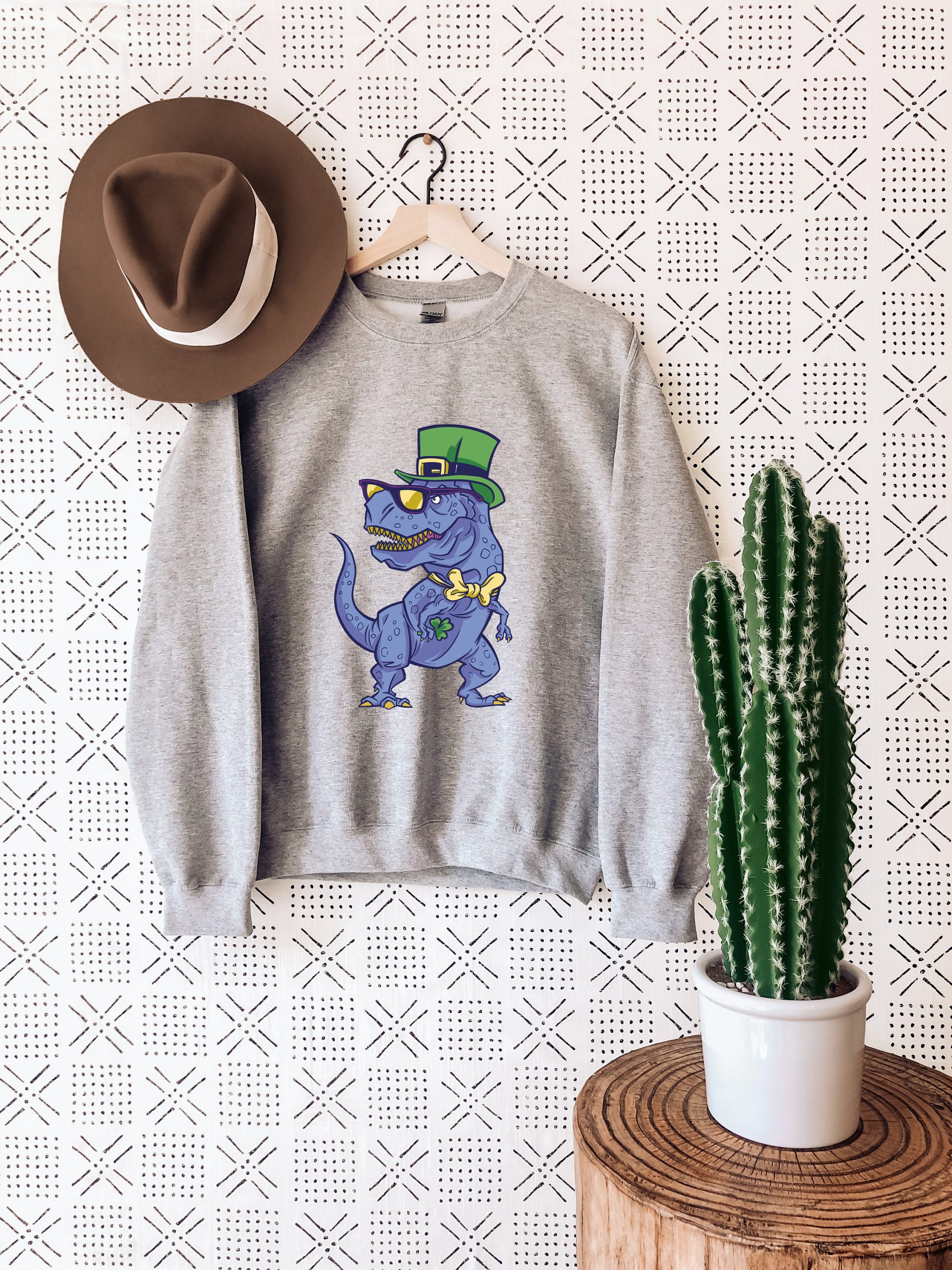 Lucky Dinosaur Happy St Pat-Rex Day Trending Unisex Shirt Lucky Dinosaur Happy St Pat-Rex Day Trending Unisex Shirt