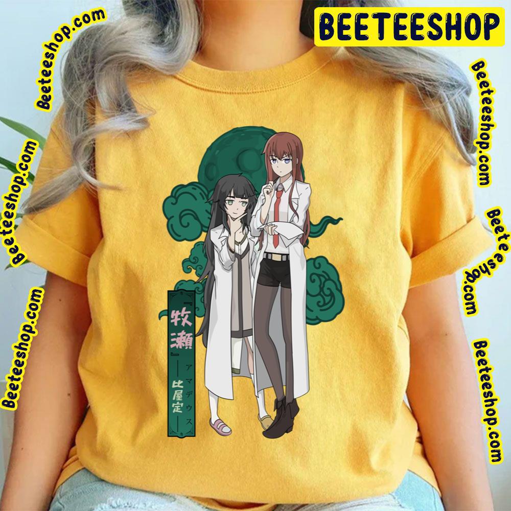 Makise X Hiyajo Steins Gate Trending Unisex T-Shirt Makise X Hiyajo Steins Gate Trending Unisex T-Shirt