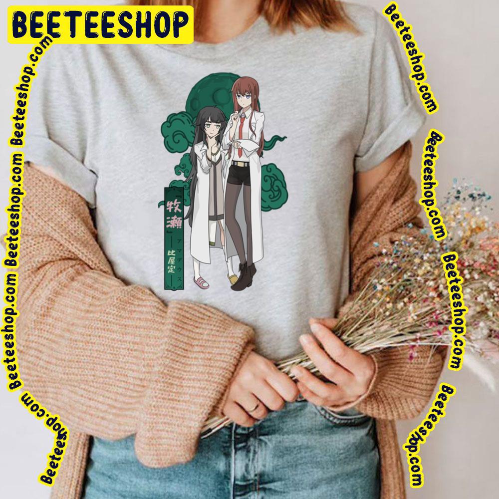 Makise X Hiyajo Steins Gate Trending Unisex T-Shirt Makise X Hiyajo Steins Gate Trending Unisex T-Shirt
