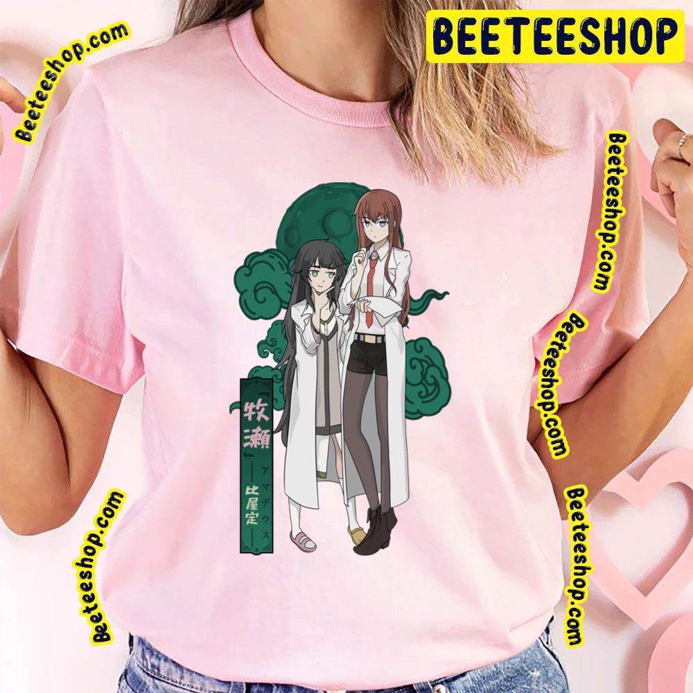 Makise X Hiyajo Steins Gate Trending Unisex T-Shirt Makise X Hiyajo Steins Gate Trending Unisex T-Shirt