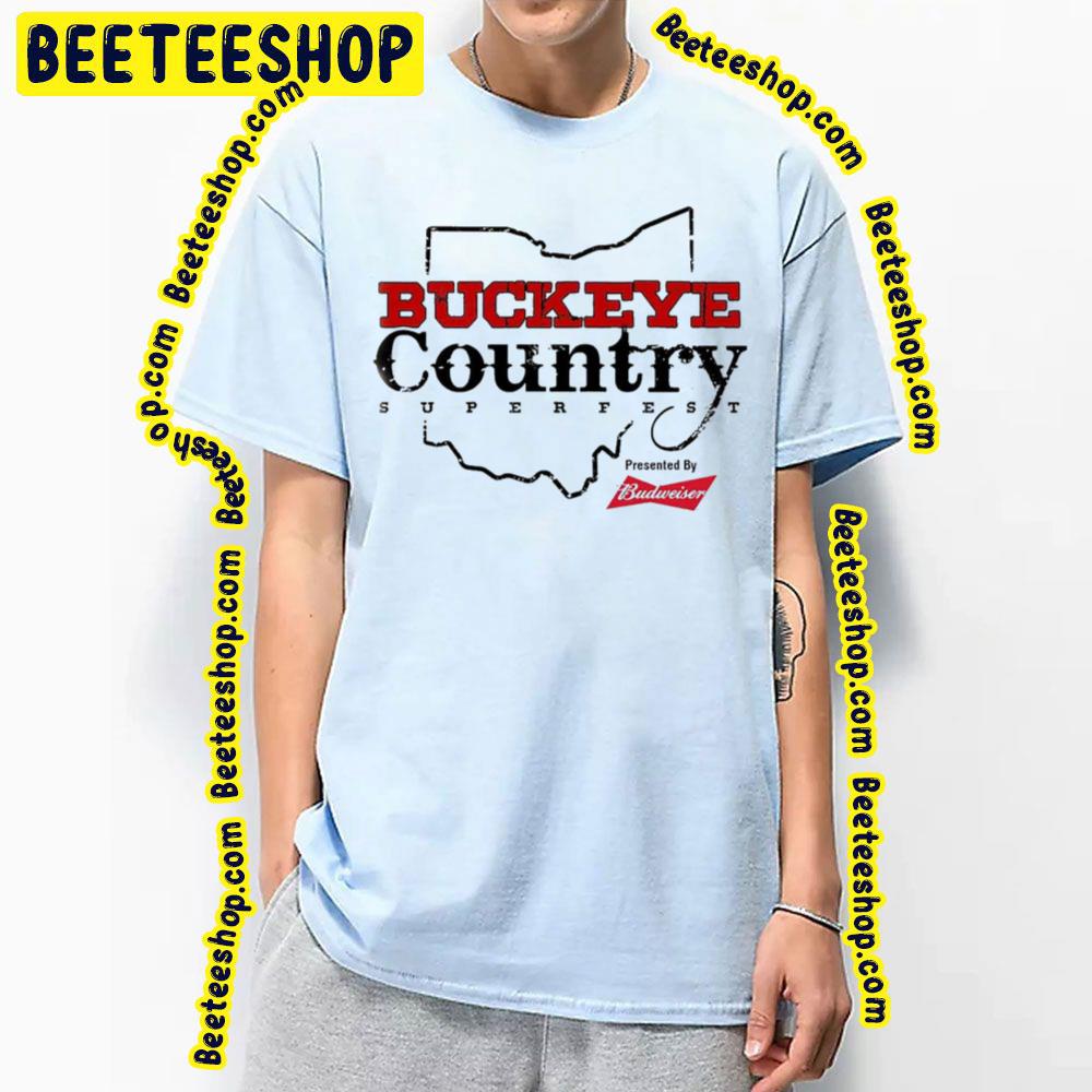 Map Buckeye Country Superfest Trending Unisex T-Shirt Map Buckeye Country Superfest Trending Unisex T-Shirt