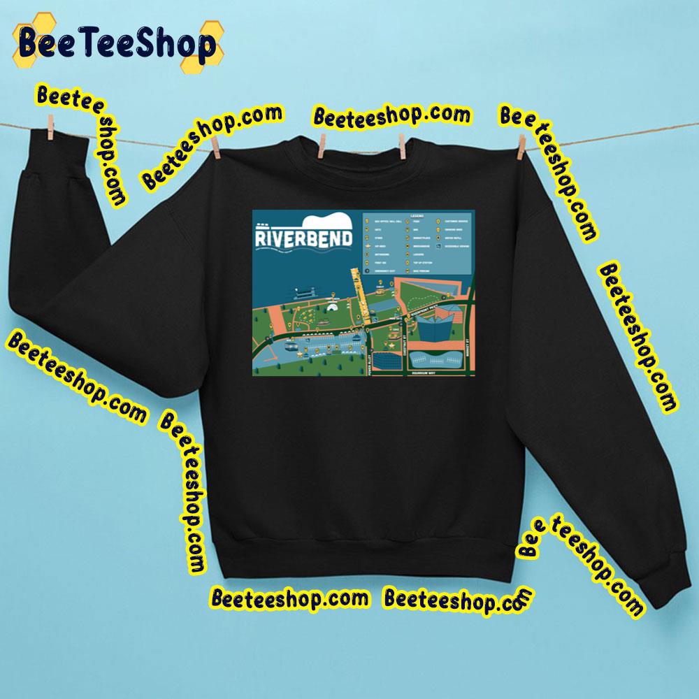 Map Riverbend Festival 2023 Trending Unisex Sweatshirt Map Riverbend Festival 2023 Trending Unisex Sweatshirt
