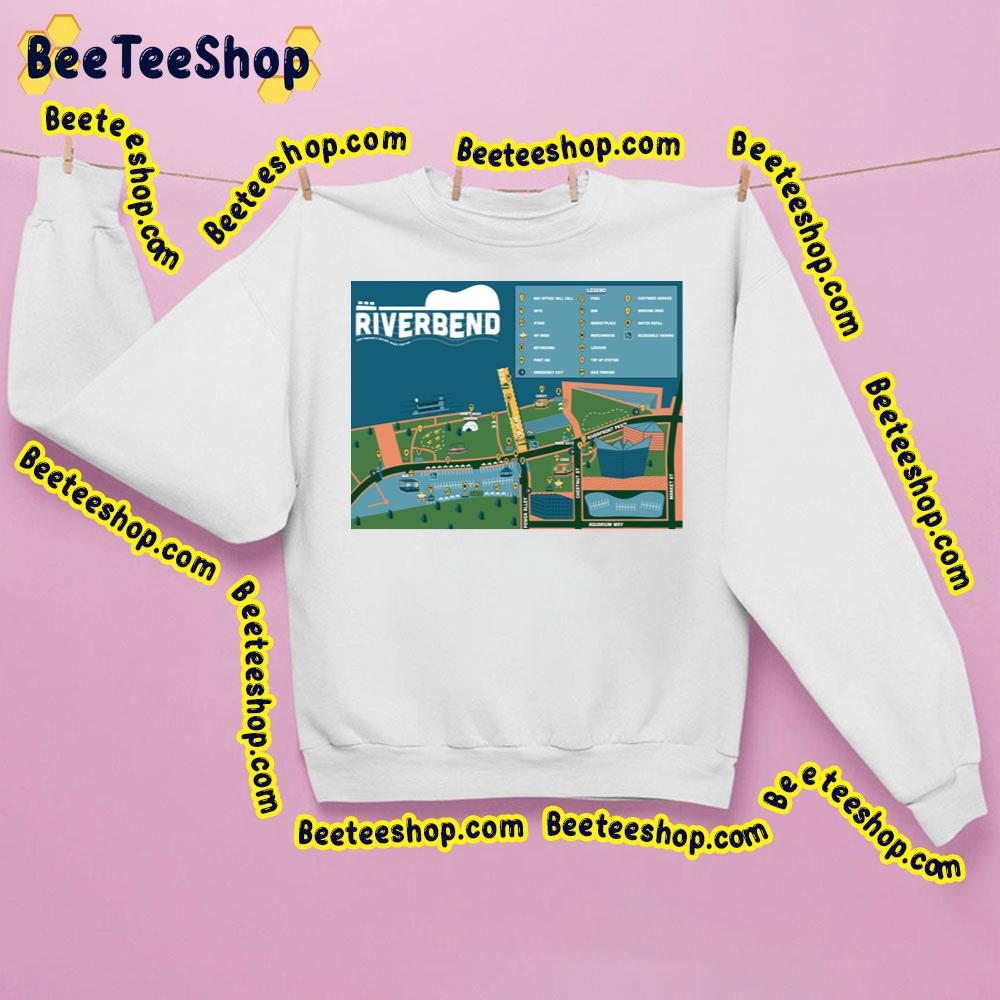 Map Riverbend Festival 2023 Trending Unisex Sweatshirt Map Riverbend Festival 2023 Trending Unisex Sweatshirt