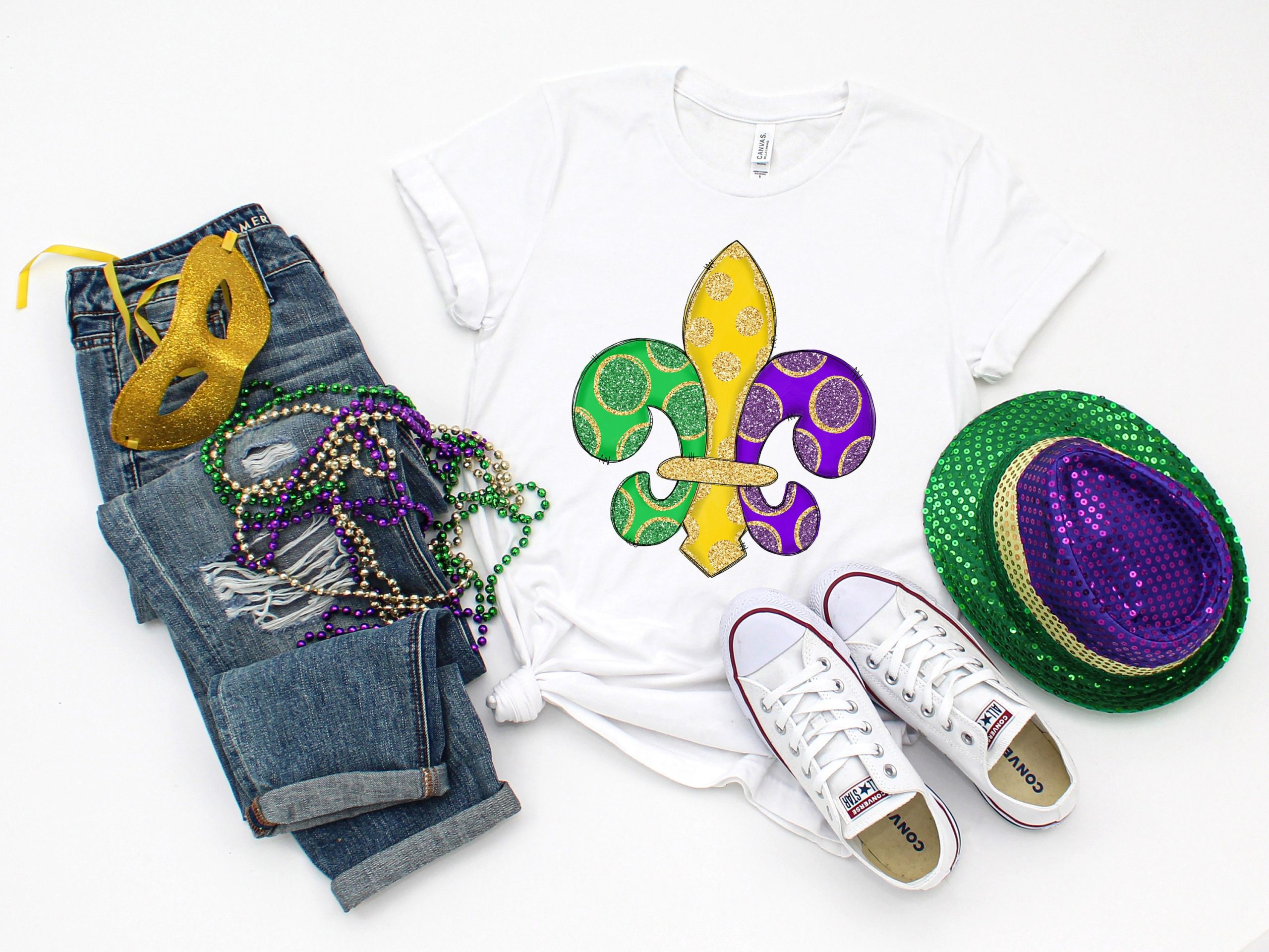 Mardi Gras Saints Mardi Gras Beads Nola Trending Unisex Shirt Mardi Gras Saints Mardi Gras Beads Nola Trending Unisex Shirt