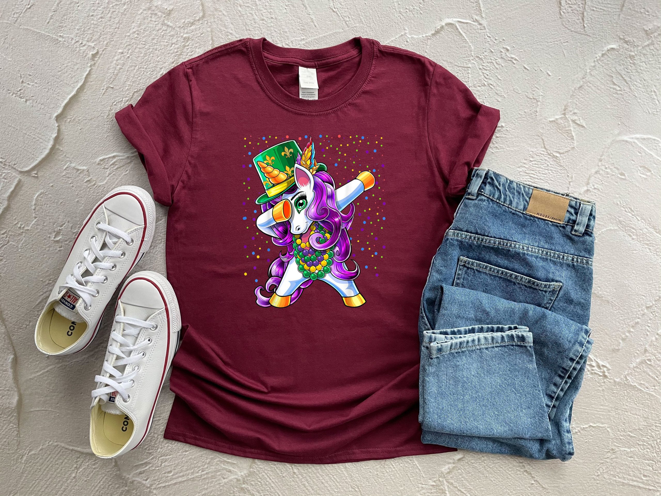 Mardi Gras Unicorn Trending Unisex Shirt Mardi Gras Unicorn Trending Unisex Shirt