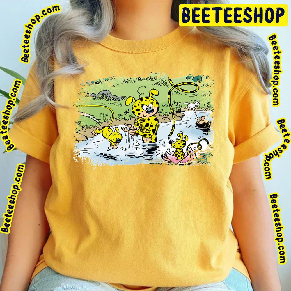 Marsupilami Playing With Water Trending Unisex T-Shirt Marsupilami Playing With Water Trending Unisex T-Shirt