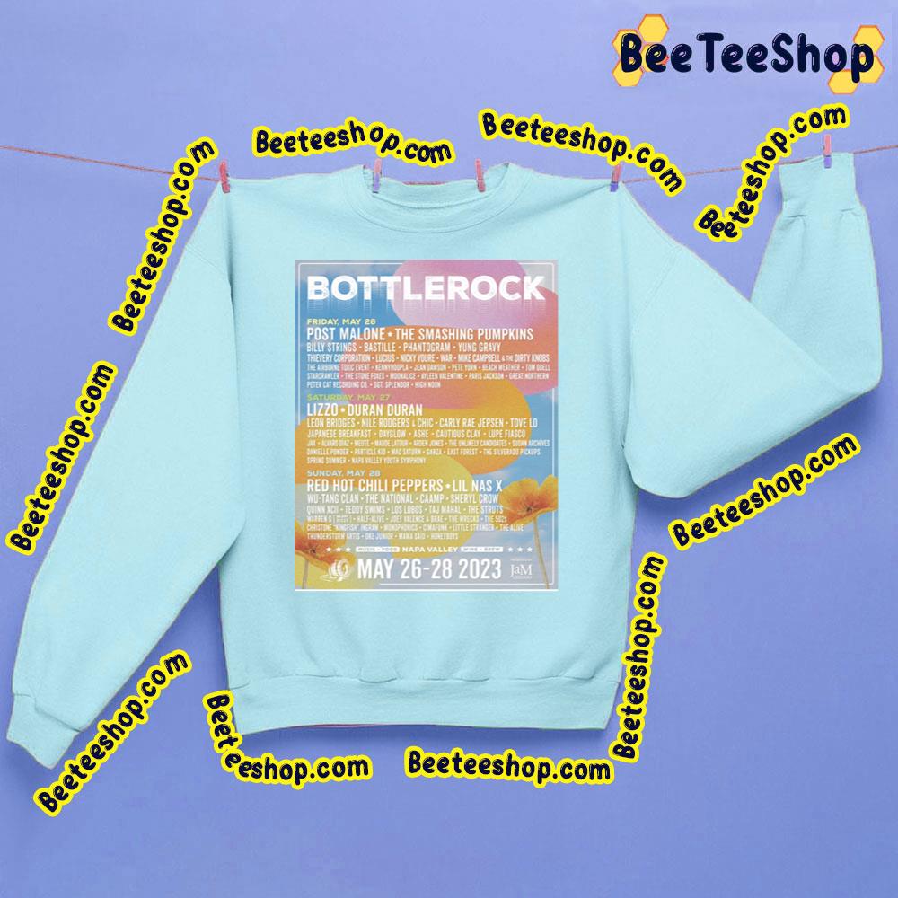 May 2023 Bottlerock Napa Valley Trending Unisex Sweatshirt May 2023 Bottlerock Napa Valley Trending Unisex Sweatshirt