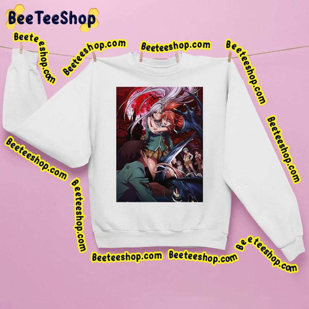 Moka Akashiya Rosario Vampire Graphic Trending Unisex Sweatshirt Moka Akashiya Rosario Vampire Graphic Trending Unisex Sweatshirt