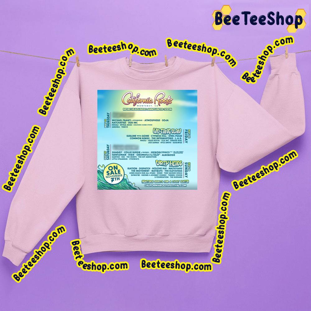 More Headliners Announced Soon California Roots 2023 Trending Unisex Shirt More Headliners Announced Soon California Roots 2023 Trending Unisex Shirt