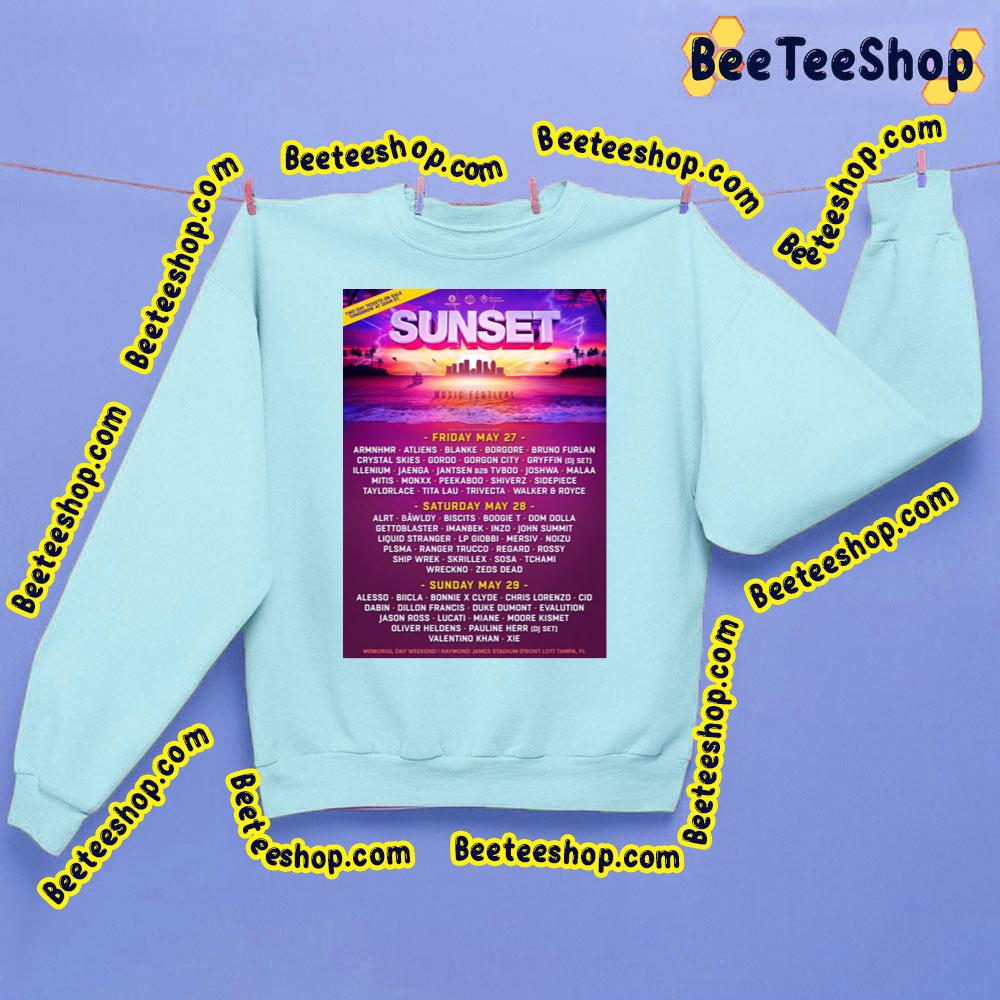 Music Festival Sunset Music Festival 2023 Trending Unisex Sweatshirt Music Festival Sunset Music Festival 2023 Trending Unisex Sweatshirt