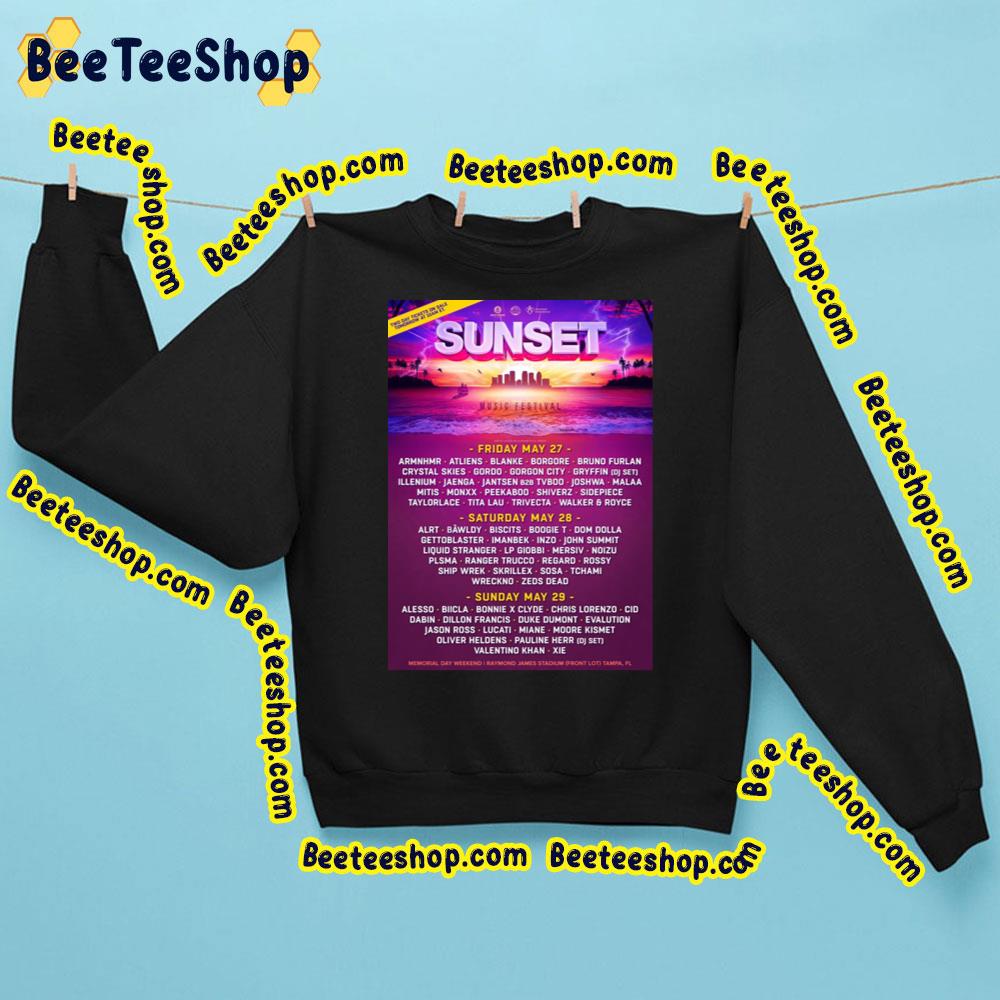Music Festival Sunset Music Festival 2023 Trending Unisex Sweatshirt Music Festival Sunset Music Festival 2023 Trending Unisex Sweatshirt