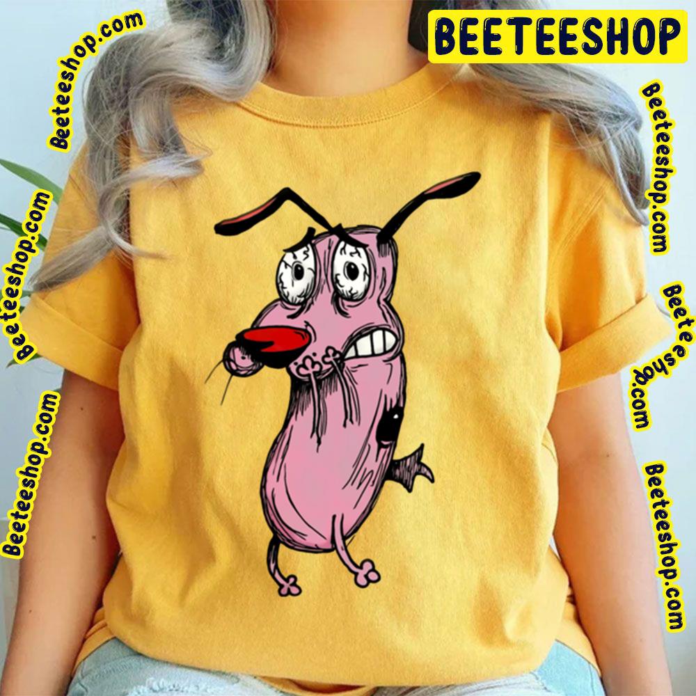 No Courage The Cowardly Dog Trending Unisex T-Shirt No Courage The Cowardly Dog Trending Unisex T-Shirt