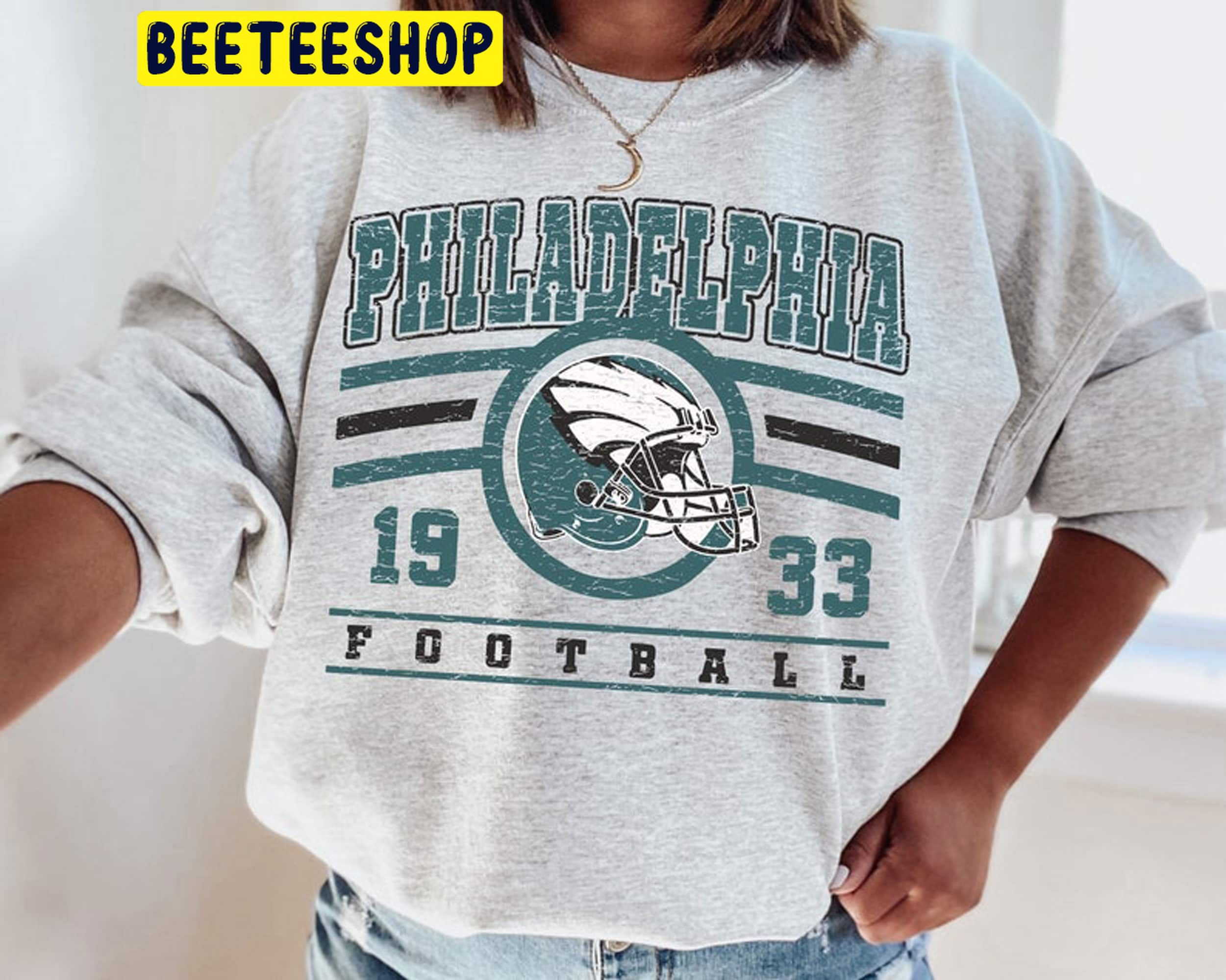 Philadelphia Football 1933 Helmet Retro Trending Unisex Shirt Philadelphia Football 1933 Helmet Retro Trending Unisex Shirt