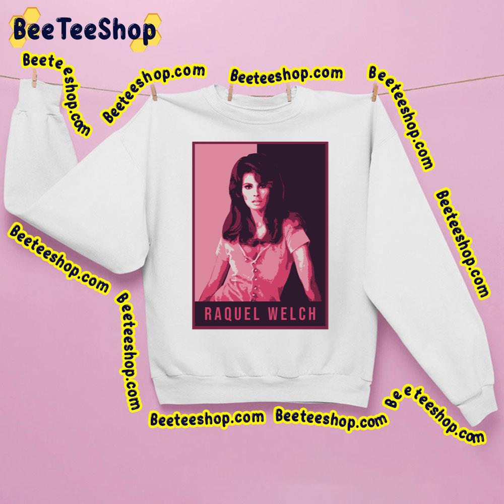 Pink Illustration Pop Art Raquel Welch Trending Unisex Sweatshirt Pink Illustration Pop Art Raquel Welch Trending Unisex Sweatshirt