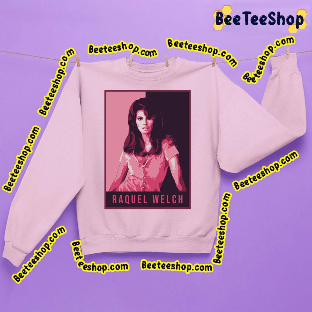 Pink Illustration Pop Art Raquel Welch Trending Unisex Sweatshirt Pink Illustration Pop Art Raquel Welch Trending Unisex Sweatshirt