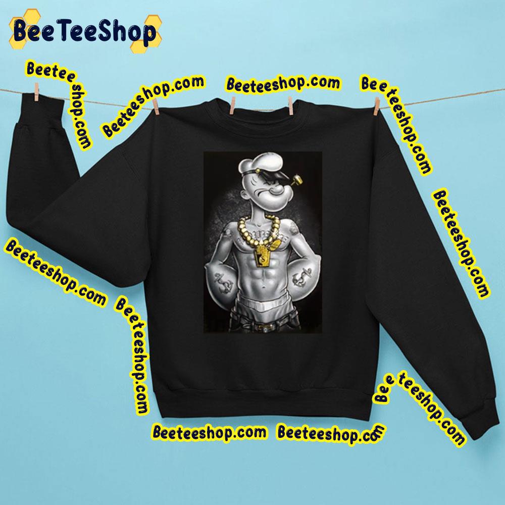 Popeye The Sailor Man Tattoo Trending Unisex Sweatshirt Popeye The Sailor Man Tattoo Trending Unisex Sweatshirt