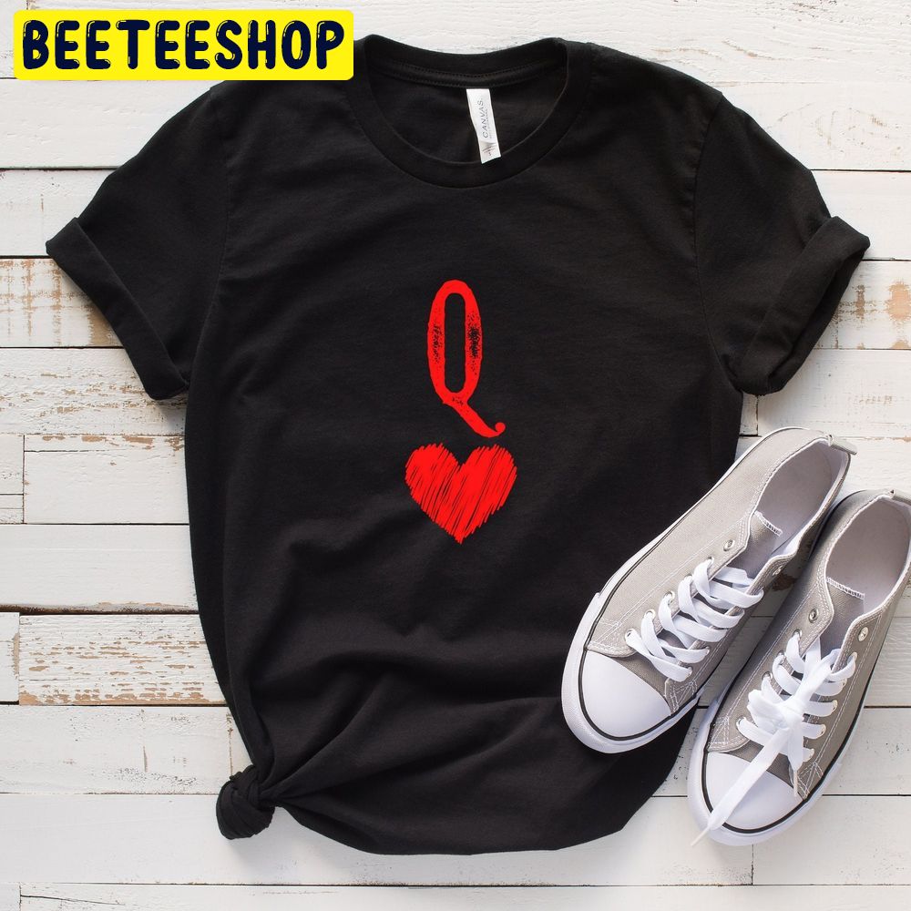 Queen Of Hearts Red Art Trending Unisex Shirt Queen Of Hearts Red Art Trending Unisex Shirt