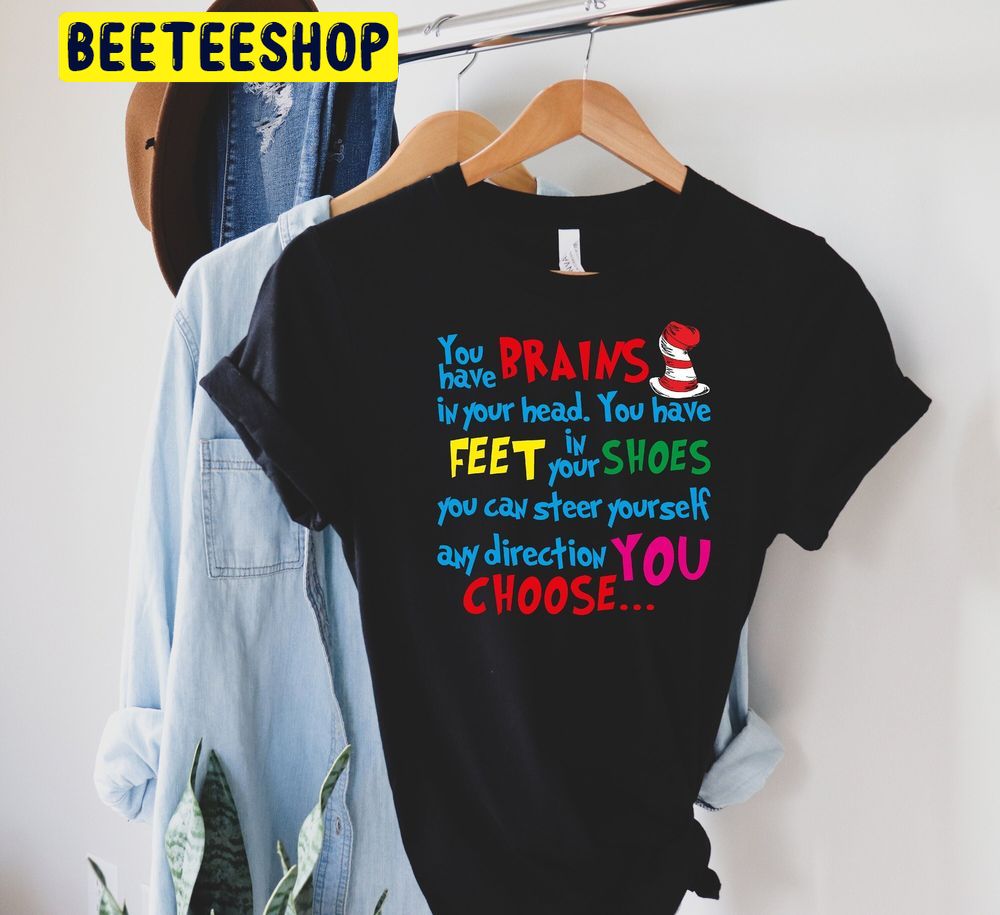 Reading Day Inspirational Seuss Quote Trending Unisex T-Shirt Reading Day Inspirational Seuss Quote Trending Unisex T-Shirt