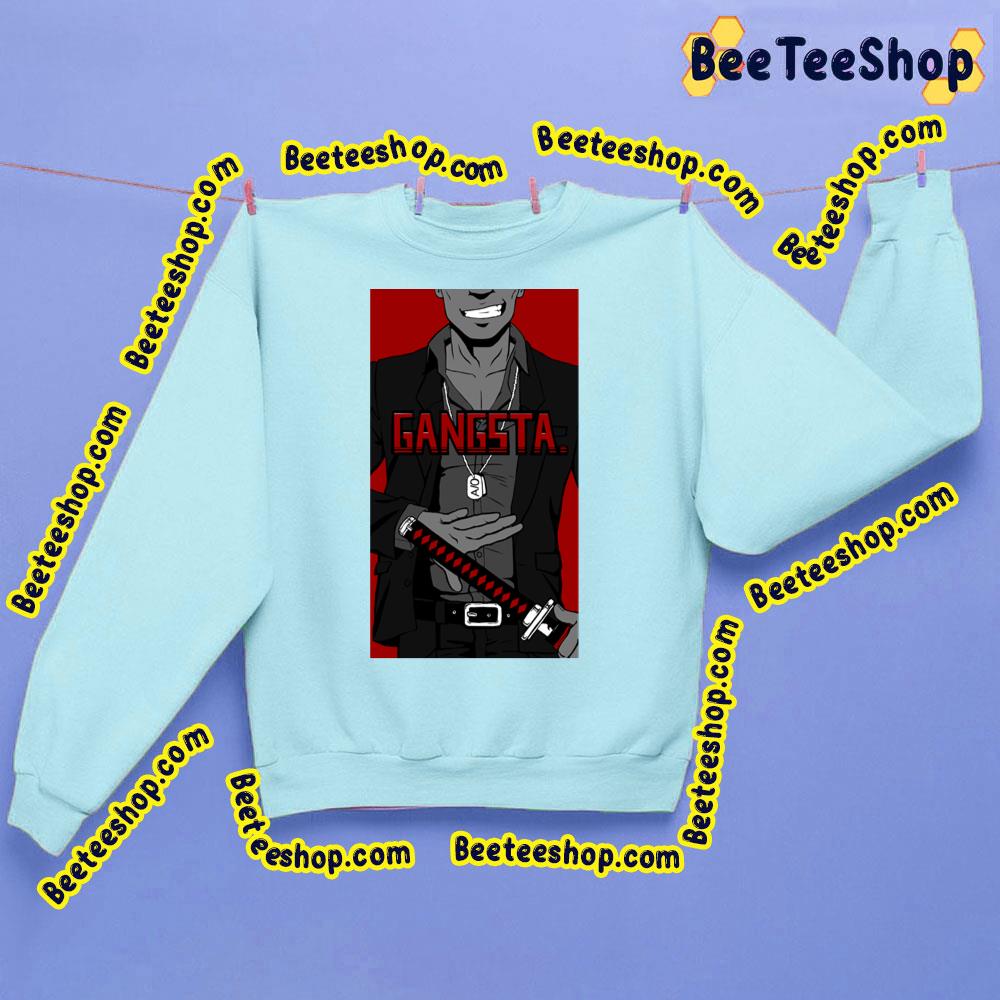 Red Retro Gangsta Trending Unisex Shirt Red Retro Gangsta Trending Unisex Shirt