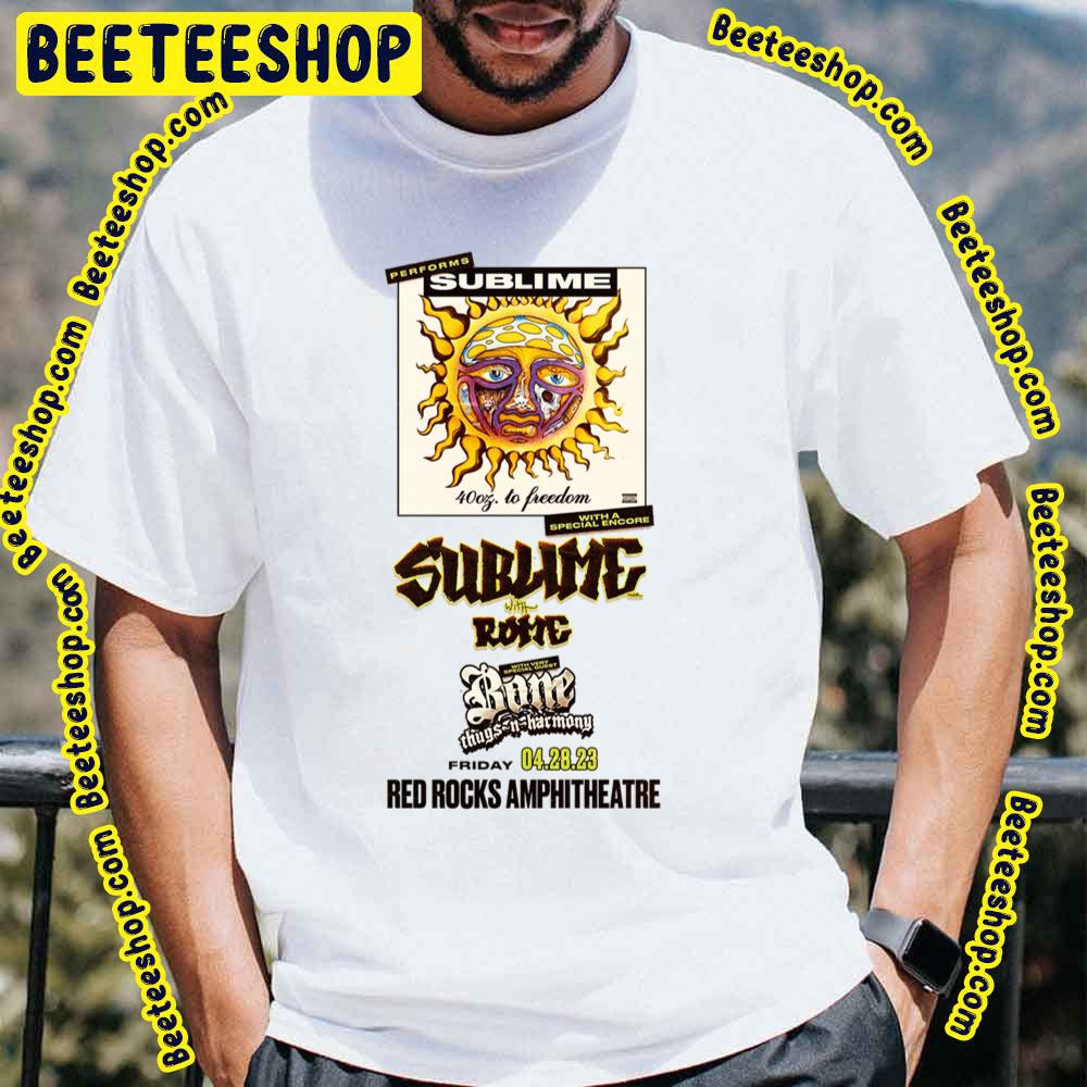 Red Rocks Amphitheatre 2023 Sublime Sublime With Rome Trending Unisex T-Shirt Red Rocks Amphitheatre 2023 Sublime Sublime With Rome Trending Unisex T-Shirt